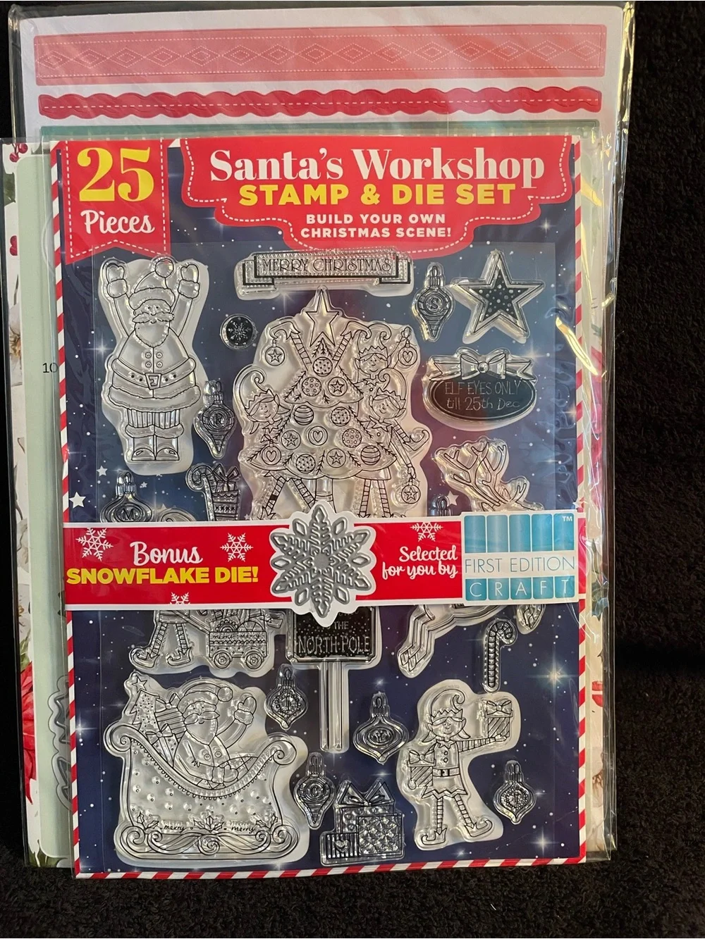 New Christmas Stamp and Die Sets Bundle of 3 - Picture 2 of 6